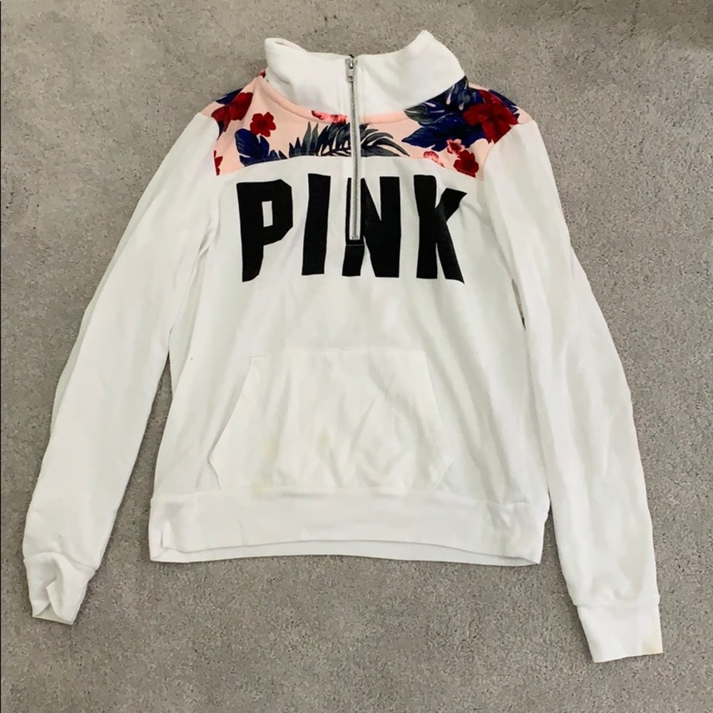 Pink Quarter Zip Jacket